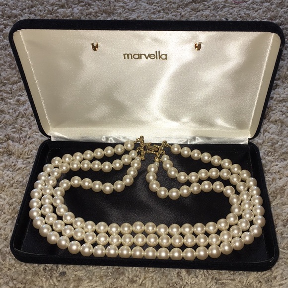 marvella | Jewelry | Pearl Necklace 